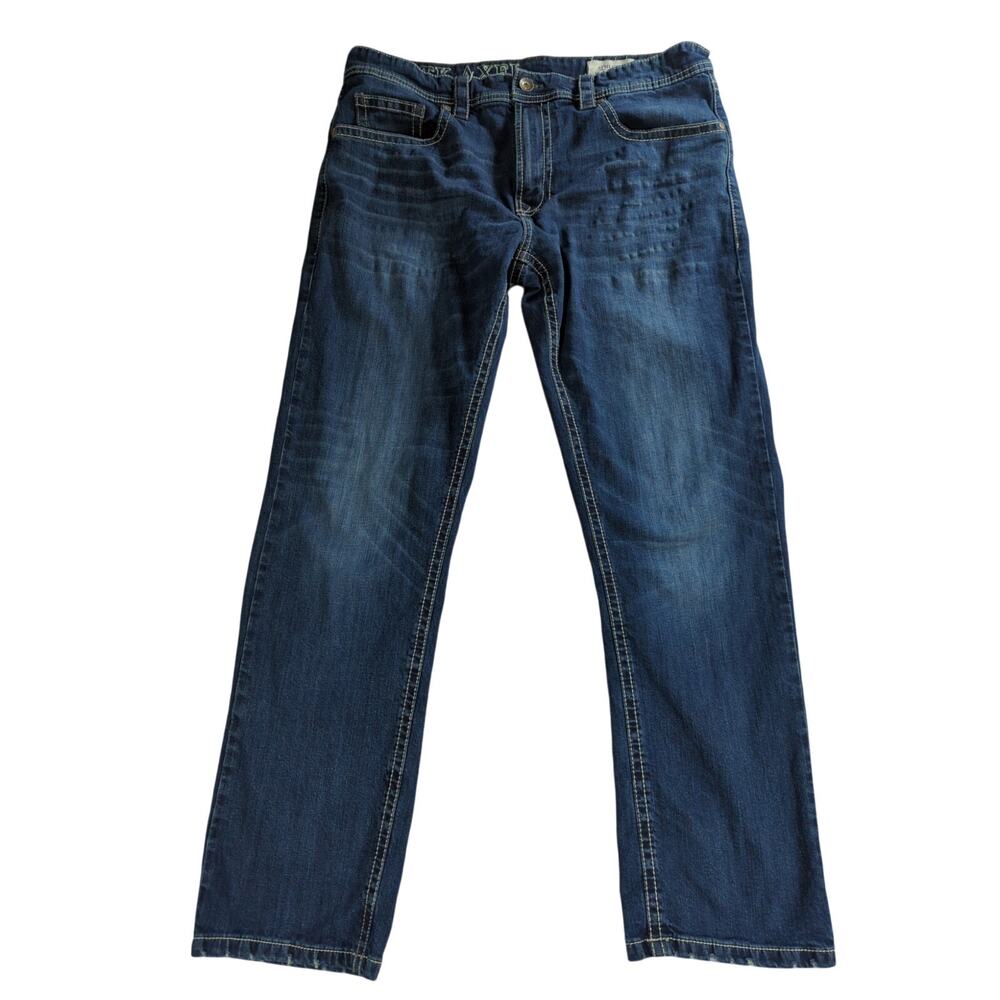 Axel Athletic Men’s W36 L32 Straight Leg Jeans Stretch Denim